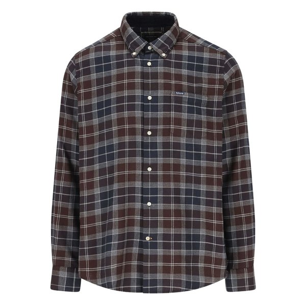 확대된 대표 [해외배송] 바버 CHECKPATTERN 코튼 셔츠 MSH4991TN38 B0192308378