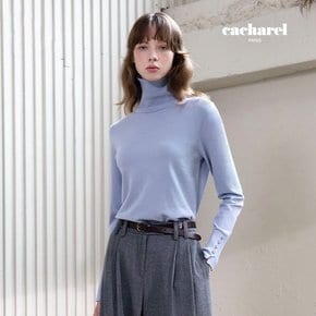 [온플] 까사렐 24FW 여성 소프트 터틀넥풀오버 4종