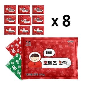 마이 프렌즈 중형 핫팩 100g 80매 hotpack 난로 캠핑 군인 군용 여행 선물 겨울 보온