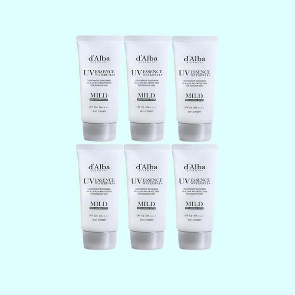 달바 워터풀 마일드 선크림 50ml(SPF50+) 6개(1)