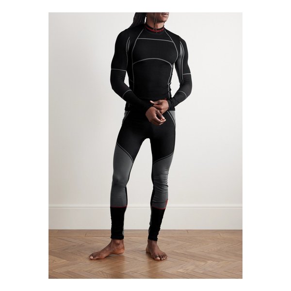 몽클레어 스트레치 니트 스키 베이스 레이어 블랙 1647597355587727