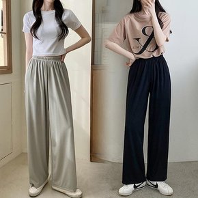 위쉬몰 NO 이지뮤즈스판통바지(P075H509) 빅사이즈