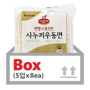 청정원 쉐프원 냉동 사누끼 우동면 230g 5입 8개