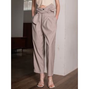 YY_Big ribbon high-waist pants