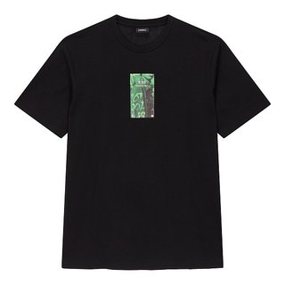 디젤 프론트 폰 그래픽 크루넥 티셔츠 1311114142000