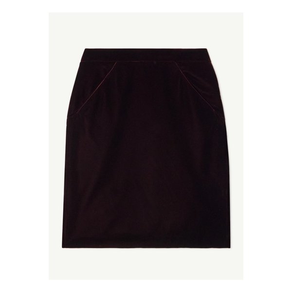 버건디 벨벳 스커트 1647597345857466