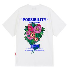 POSSIBILITY FLOWER 티셔츠 - 화이트