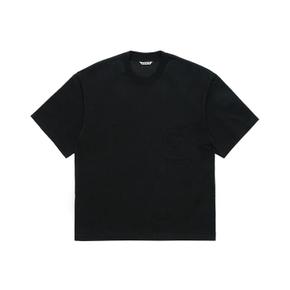 남녀공용 코튼 저지 티셔츠  블랙 A23ST01SU-BK