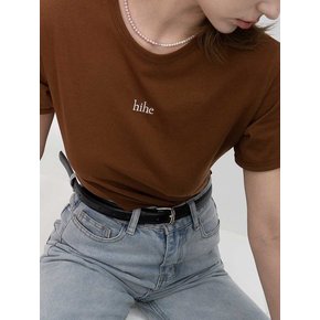 Small Logo Top / Brown