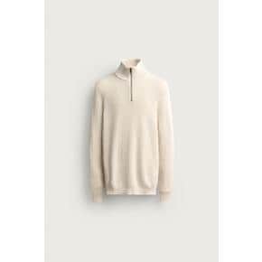 ZARA 자라 지퍼 니트 스웨터 3332 310 715