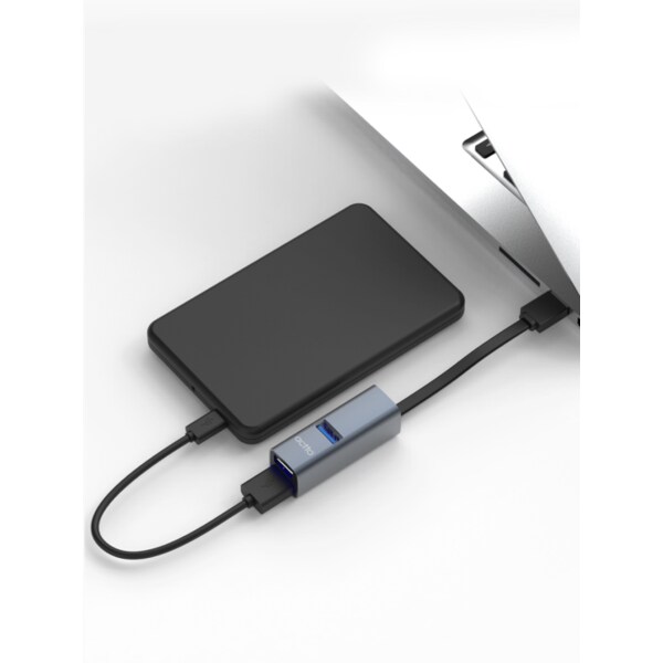 USB 3.2 5TB 지원 3포트 미니 멀티 허브 HUB-52