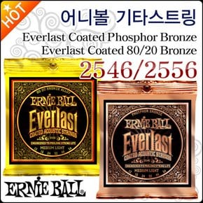 어니볼 어쿠스틱 기타스트링 Ernieball 2546 / 2556