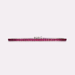 MOMO Dark Ruby Tennis Bracelet SSKA103BWR180