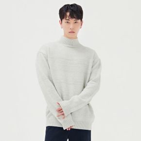 남성 데일리 반넥 스웨터 BGRK5213E0B_P330100670