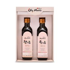 [공식품]공계순 국산 기름 2종 선물세트(들기름300ml/참기름300ml)쇼핑백 포함