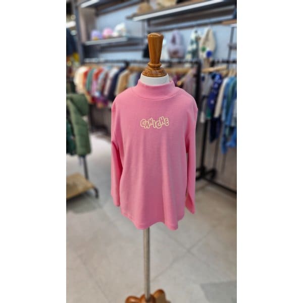 [파주점] 리틀그라운드(PK)데님인더박스-핑크하프폴라티셔츠  74C1133002