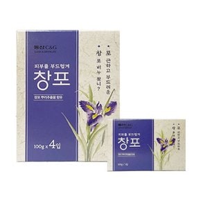 동산 CnG 창포비누 100g x 4개입 클리오