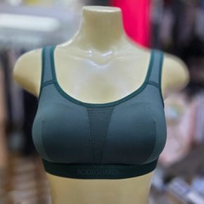 노와이어 크림 아웃밴드 아쿠아X 스포츠 여성 브라 BGWBBA10-BP