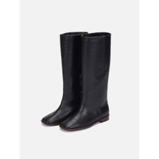 Wide long boots Black