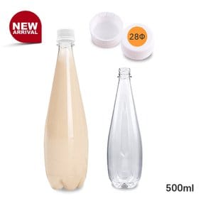 막걸리전용캡 페트병 효소탄 500ml 신형 (2개입) 탄산 발효 플라스틱 공병