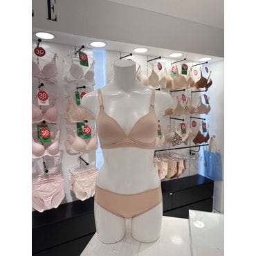 엘르이너웨어 25 F/W 1차 컴포트핏 노와이어 브라SET(EEWBR771,EEWBP771SK)