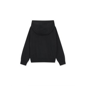 키즈 여아 세미크롭 트레이닝 집업 (BLACK) (BLACK)