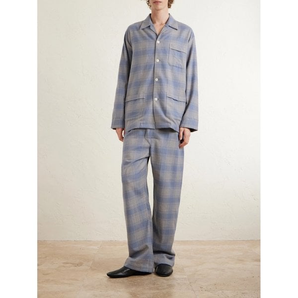 데렉 로즈 켈번 52 체크 코튼 파자마 세트 46376663162965347