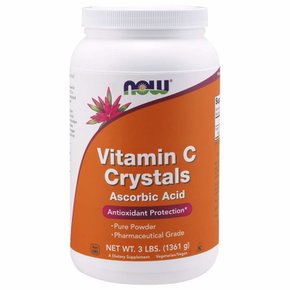 [해외직구]나우푸드 비타민C 크리스탈 파우더 2250mg 1.3kg/ Now Foods Vitamin C Crystals 3lb