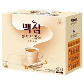 맥심 화이트골드 커피믹스 400T .