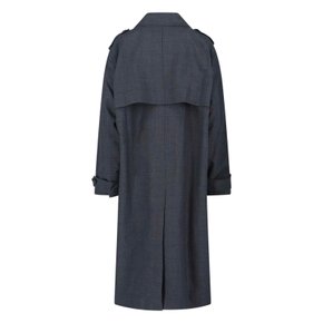 더 프랭키 샵 여성 코트 그레이 Trench BLEECKER PLAID TRENCH COATDARK FW25