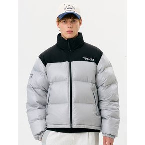 BLOCK PUFFER DOWN [GRAY]