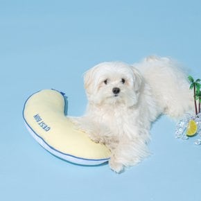 펫본 3도씨 커버분리형 반달 슈퍼쿨 베개 YELLOW