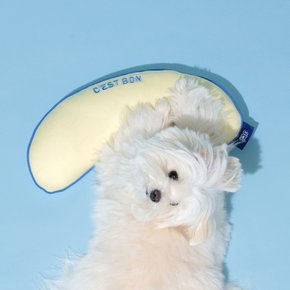 펫본 3도씨 커버분리형 반달 슈퍼쿨 베개 YELLOW