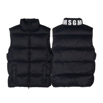 MSGM 로고 다운 패딩 조끼 3340MH17 227701 99  /8