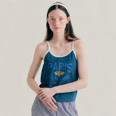 [22HS] SUMMER GRAPHIC SLEEVELESS - BLUE