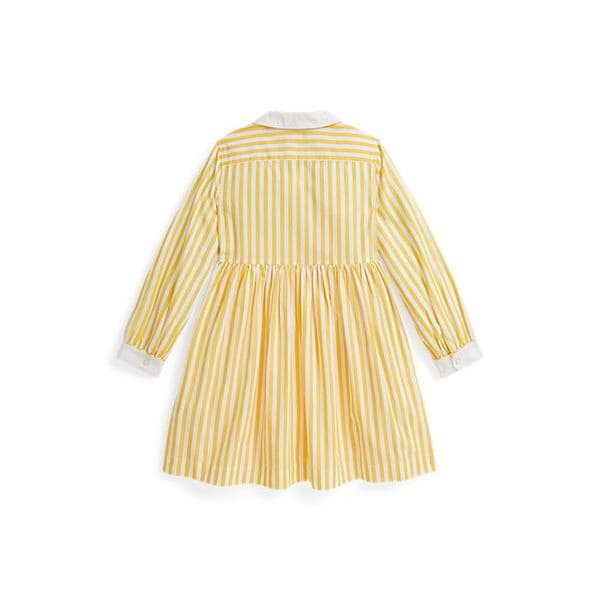폴로 키즈 여아 2-6세 스트라이프 코튼 포플린 셔츠드레스(CWPODRSR3D21132999)