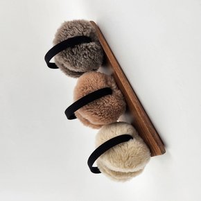 국산 양털 귀마개 직선 접이식 귀마개 Folderable Ear Muff   패션 이어머프   2222
