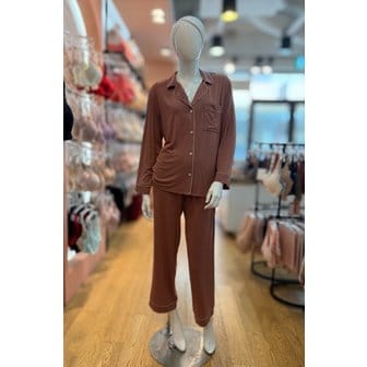 barbara [파주점] 바바라 에버제이 연커피 레이온혼방 여성 파자마세트 CWP4018B