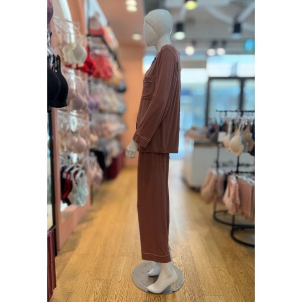 [파주점] 바바라 에버제이 연커피 레이온혼방 여성 파자마세트 CWP4018B