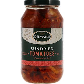  델메인 선드라이드 토마토 인 오일 Delmaine Sundried Tomatoes Preserved In Oil 500g