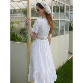 Cest_Embroidered lace fishtail dress