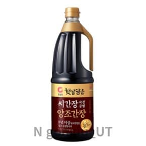 청정원 햇살담은 씨간장 숙성공법 양조 간장 1.7L 1개