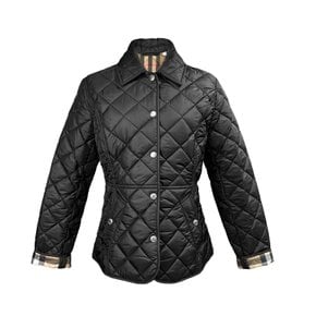 버버리 여성 퀄팅 자켓 81114591 카트론 CAWTHORNE 누빔