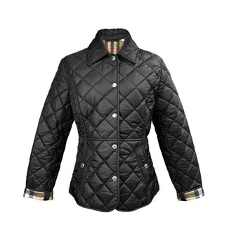  버버리 여성 퀄팅 자켓 81114591 카트론 CAWTHORNE 누빔