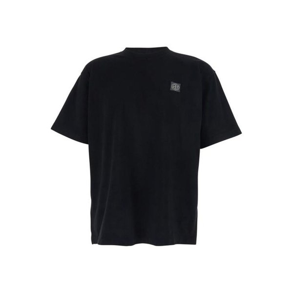 26SS 스톤 아일랜드 반팔 티셔츠 L1S15 2100030 S0115 V0029 BLACK DOM