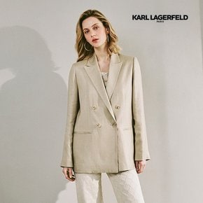 [온플] 칼라거펠트 25SS 린넨블렌딩 테일러 자켓