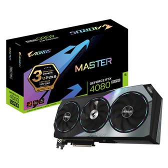 에스투씨엔아이 GIGABYTE AORUS 지포스 RTX 4080 SUPER MASTER D6X 16GB 제이씨현