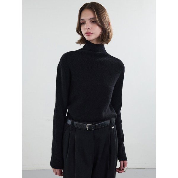 캐시미어100 터틀넥 니트