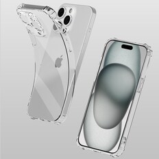 5세컨즈 아이폰15 플러스 프로 맥스 에어아머 라이트 범퍼 투명 젤리 휴대폰 케이스