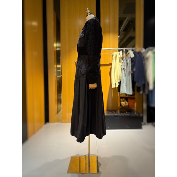 [시흥점] 여성 빅 카라 허리 밴딩 롱원피스(ER4WO563)